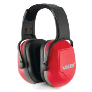 20774, Jackson Safety H70 Vibe®, Earmuffs, Red, Headband, Soft EVA Foam