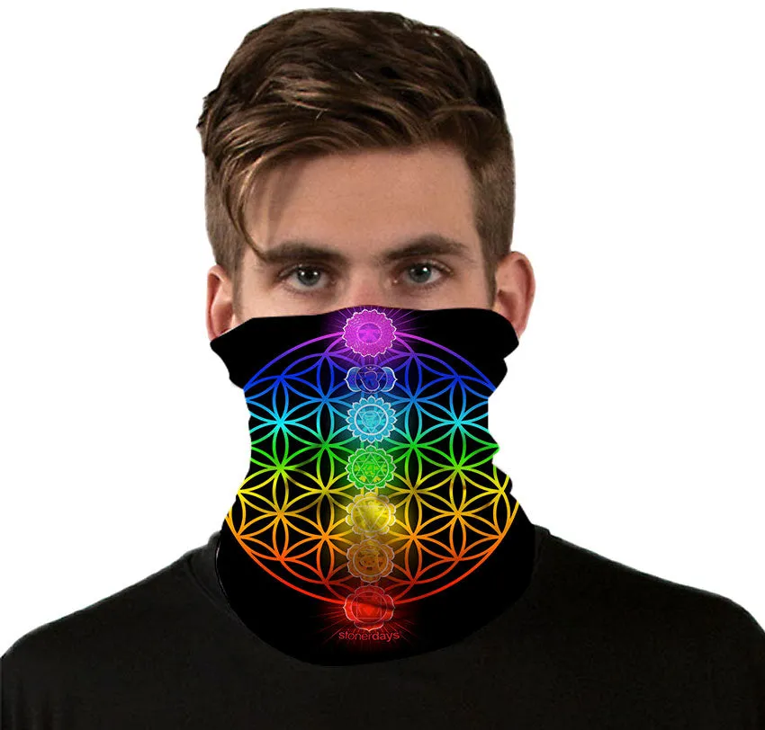 7 Chakras Neck Gaiter