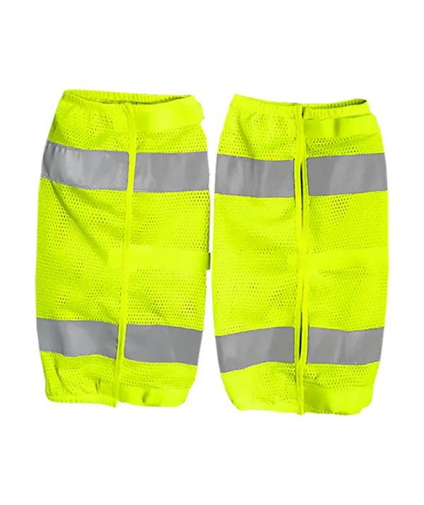 799STLM Safety Gaiters: Hi-Vis Leg Covers: Mesh Hook & Loop