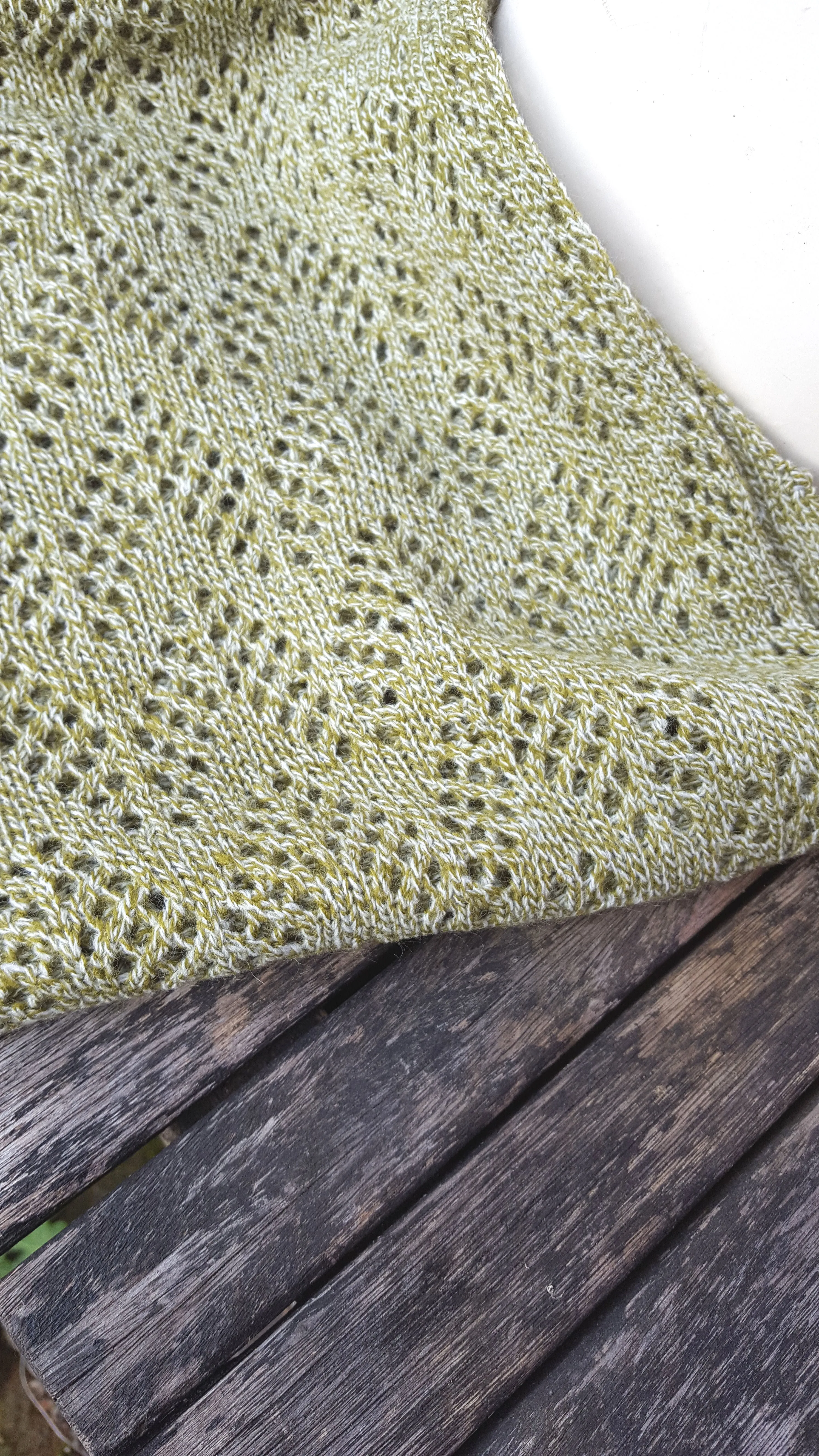 Acrylic mix yarn, Handmade cowl, infinity scarf, in light olive marl