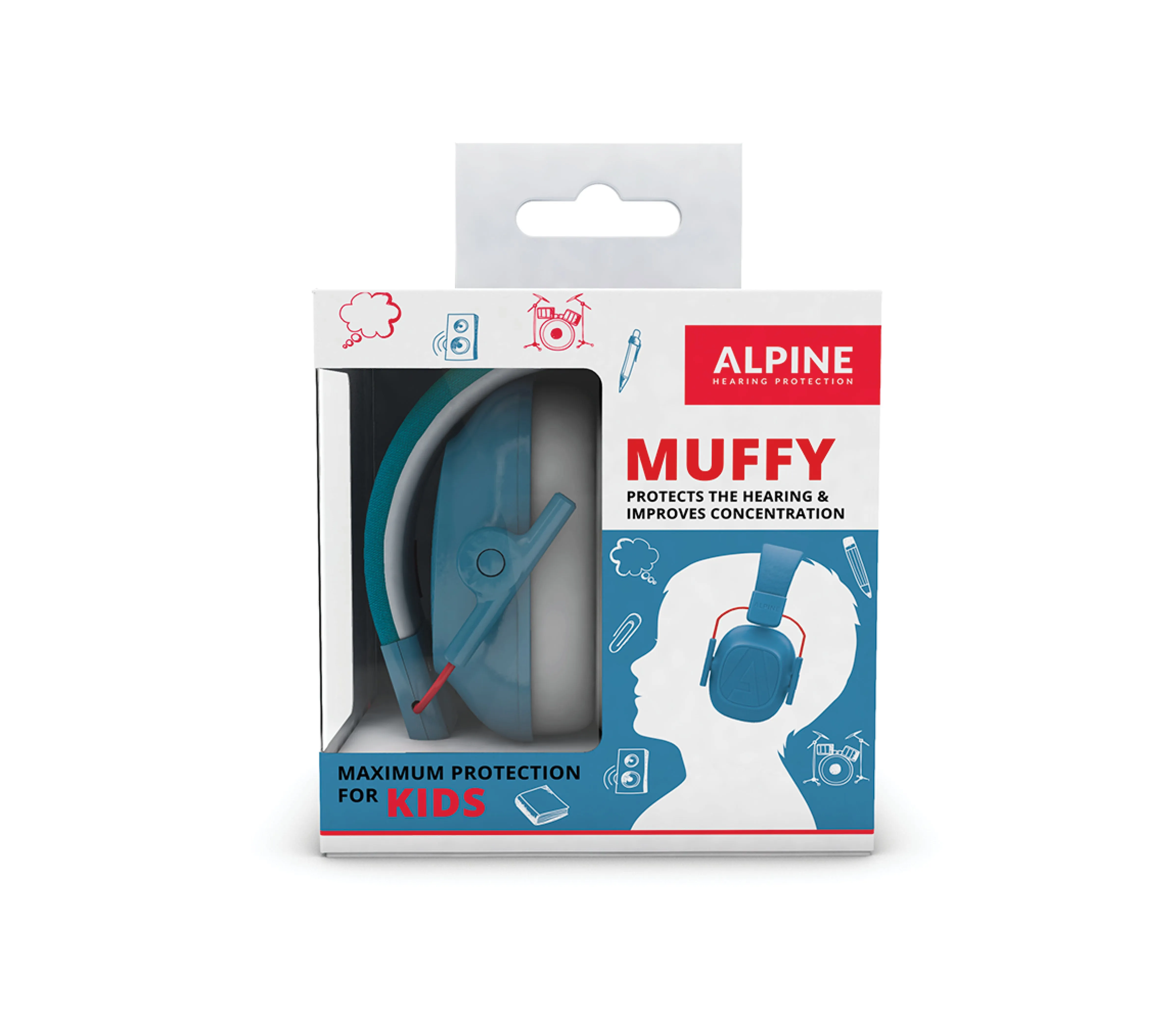 ALPINE Earmuffy For Kids - Blue