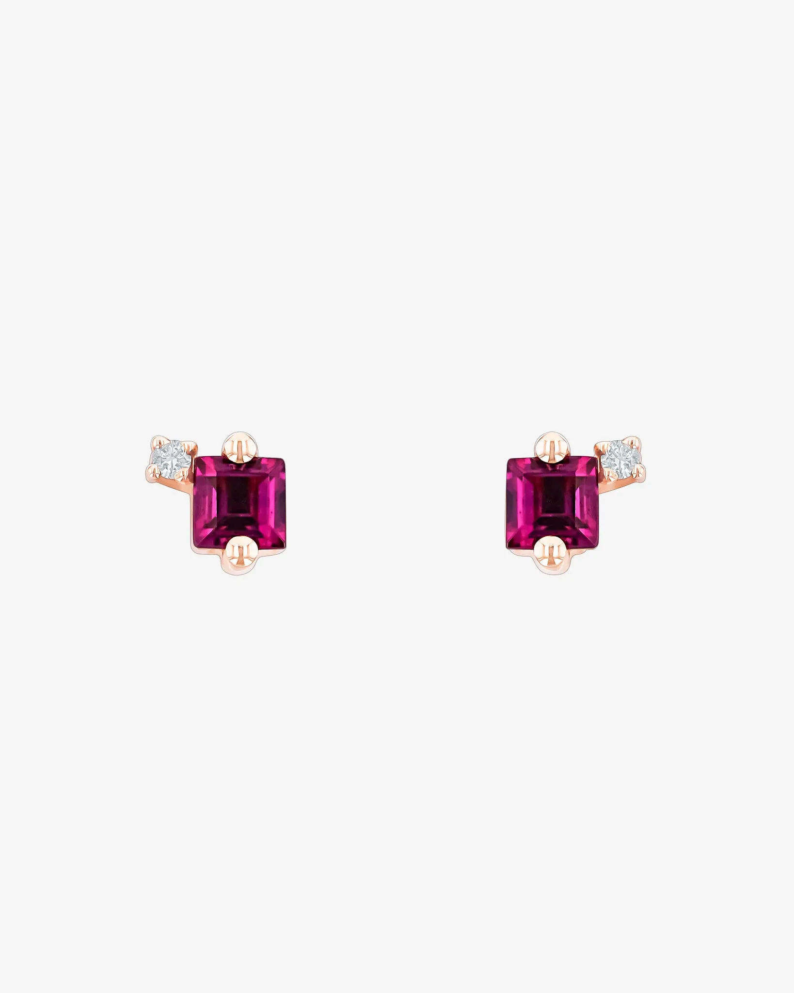 Amalfi Princess Burst Rhodolite Studs