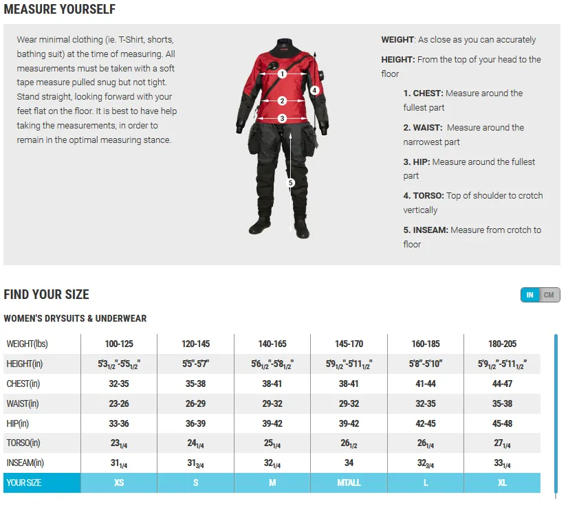 Bare Aqua-Trek 1 Drysuit (Womens)