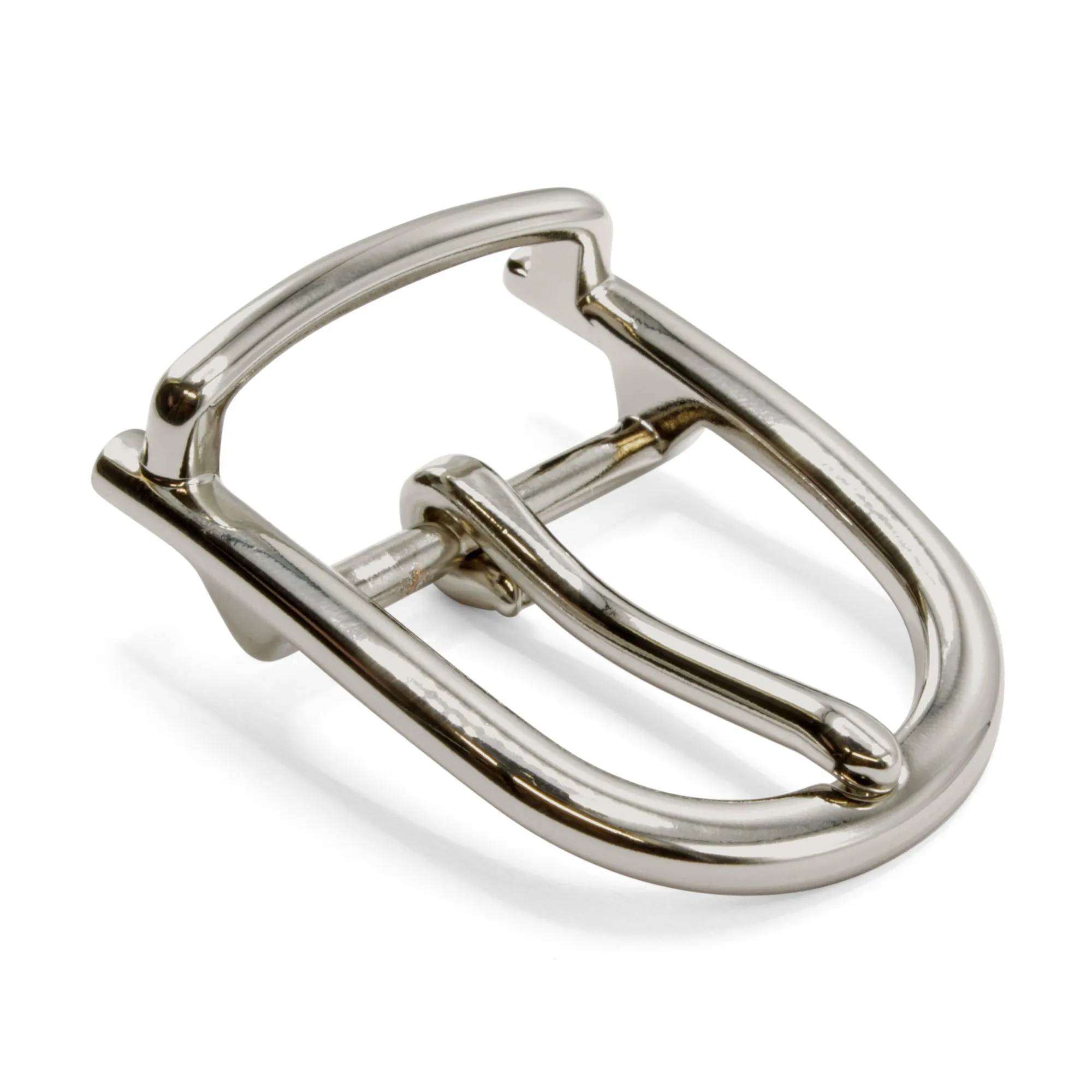 Bridle Style Centre Prong Buckle 30mm