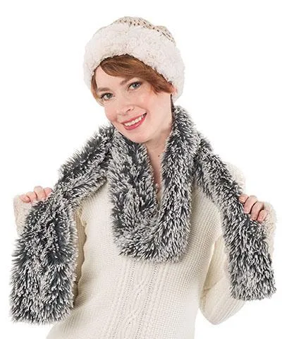 Classic Scarf - Fox Faux Fur (Blue Steel - Standard Size Only)