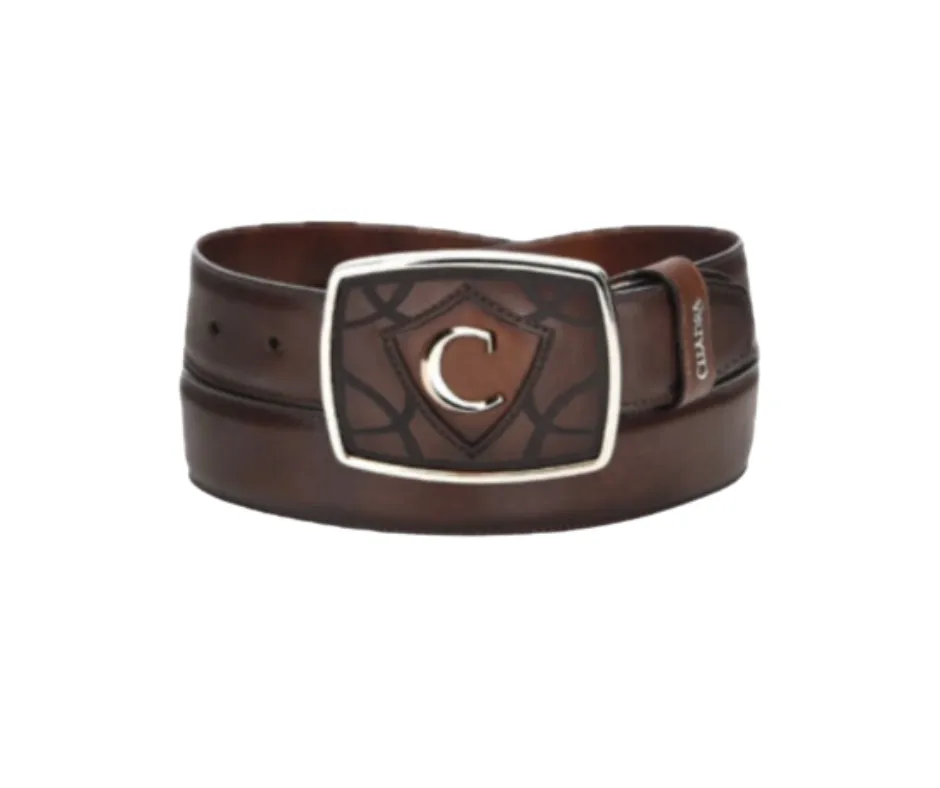 Cuadra BC158 MN Over Chestnut Laser Belt