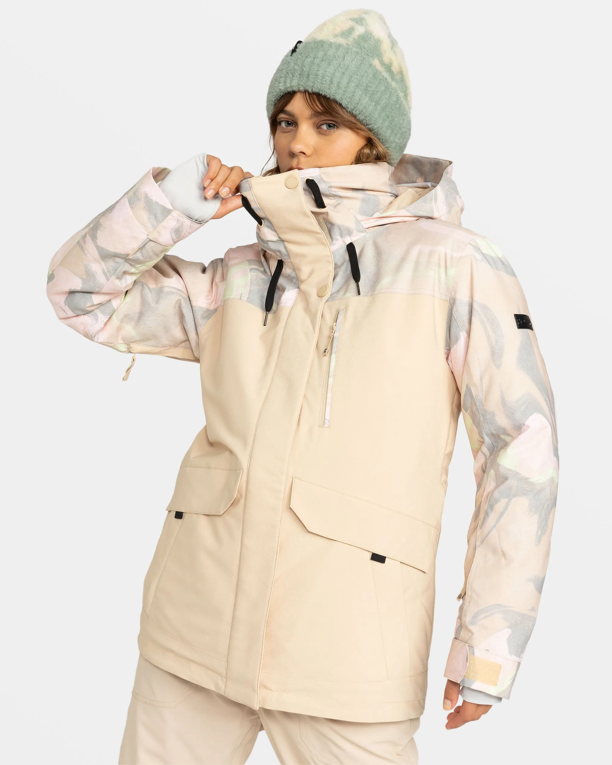 Dawnrae Parka Snow Jacket - Pebble Swirl