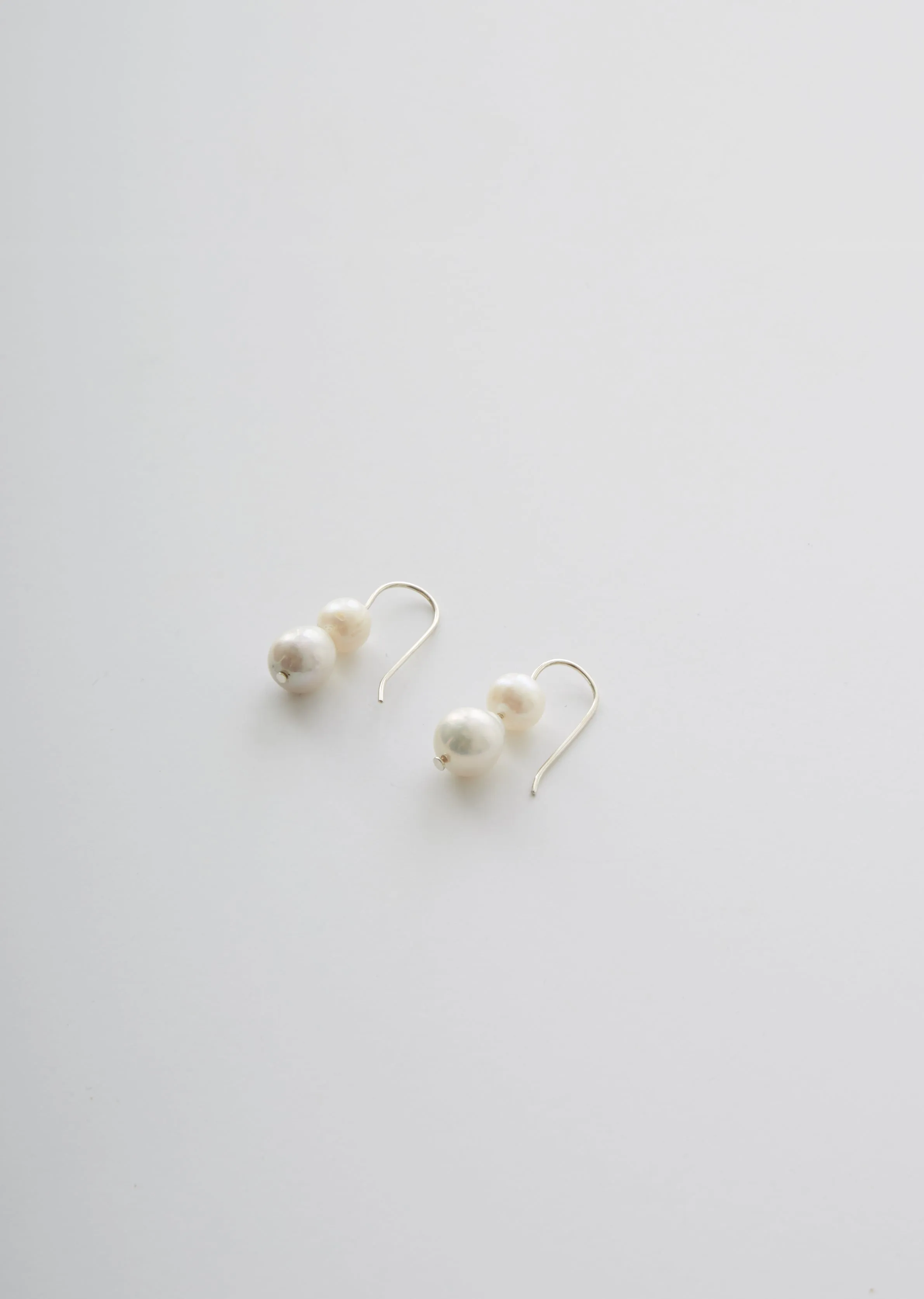 Double Pearl Earrings