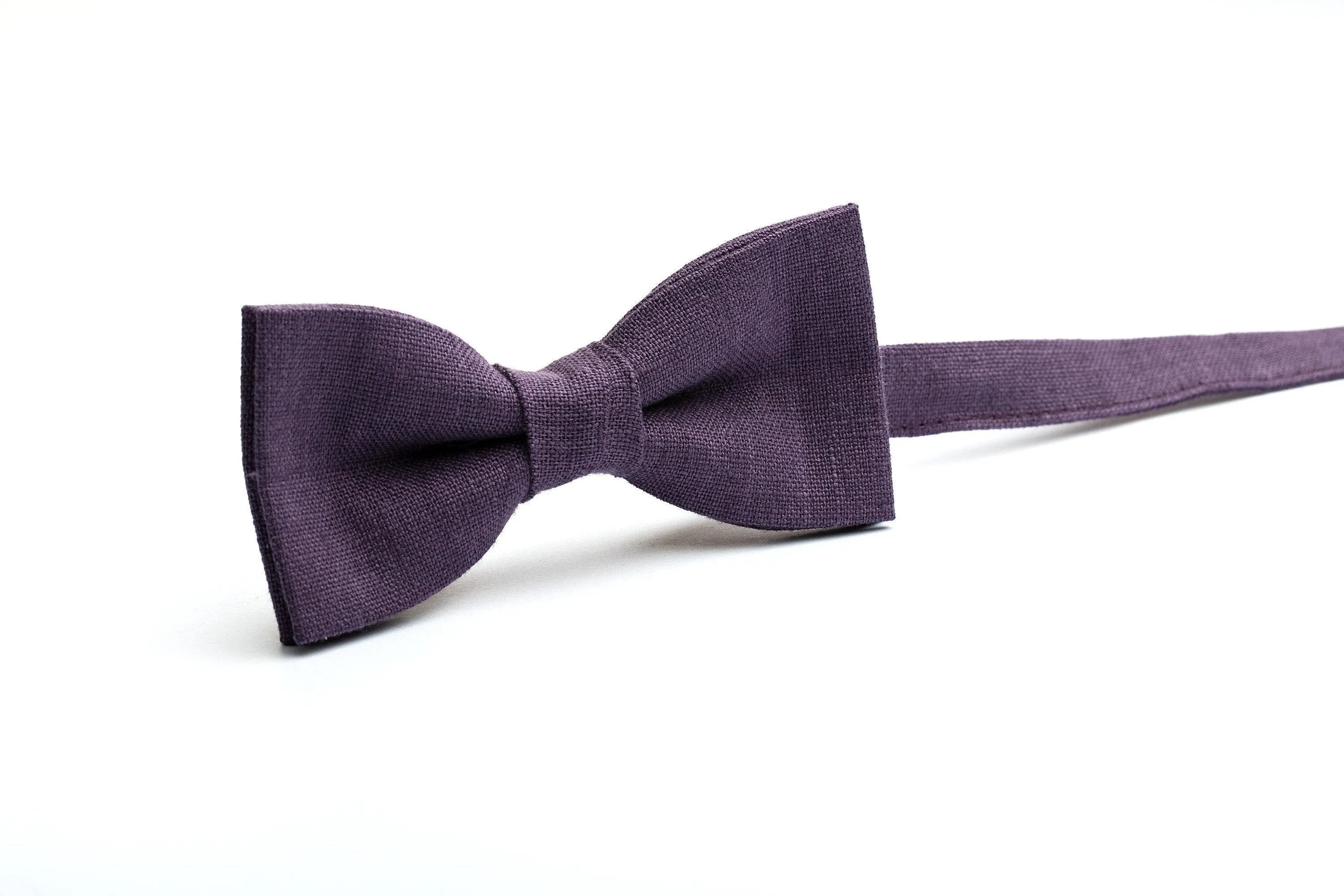 Elegant Dark Purple Ties for Men - Perfect for Groomsmen, Toddlers, and Weddings