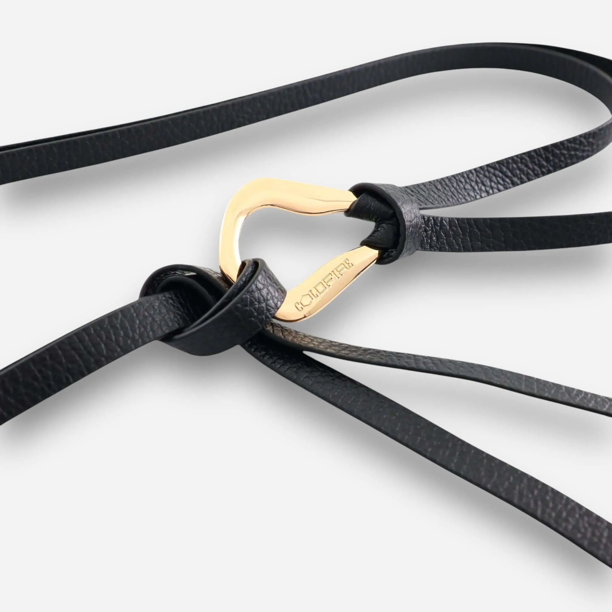 Elysian Knot Belt - Black Gold