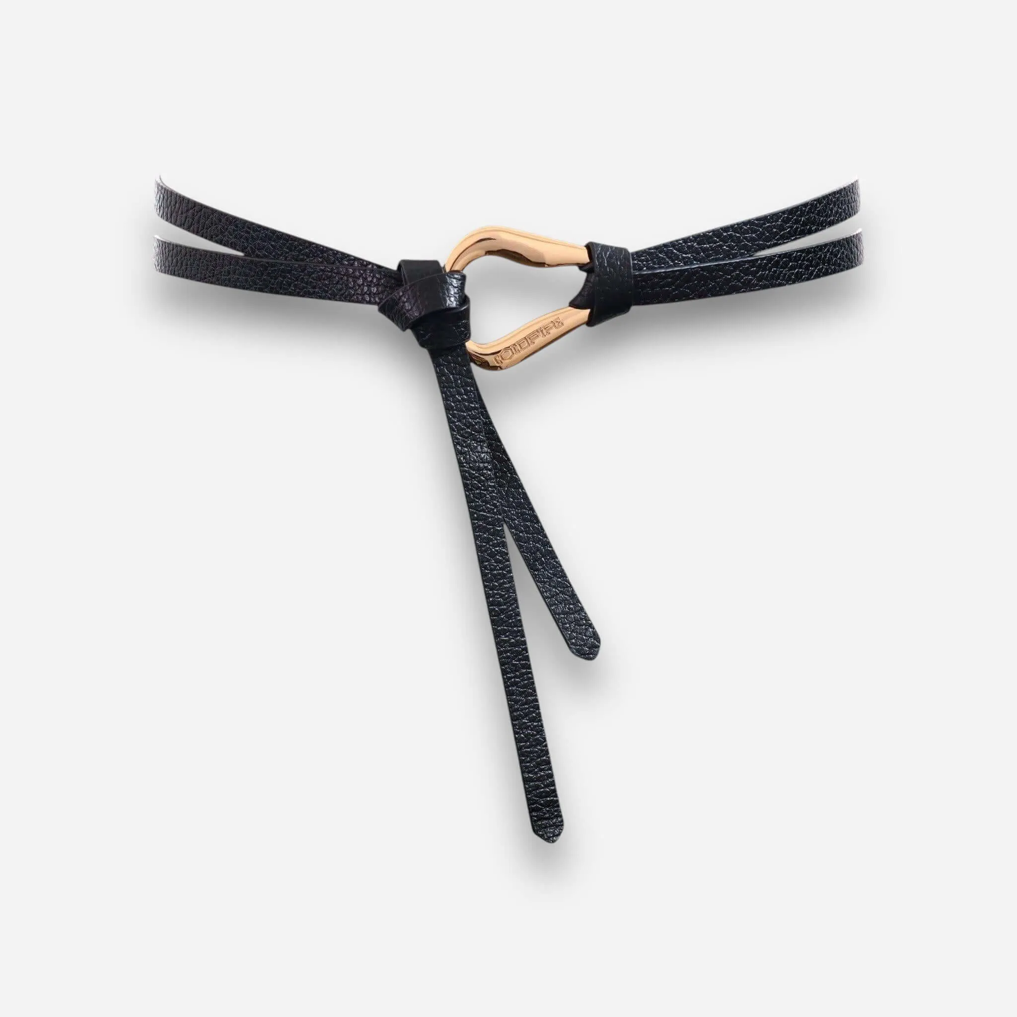 Elysian Knot Belt - Black Gold