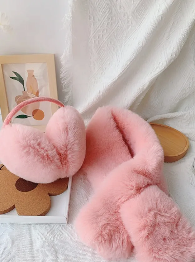 Faux Fur Earmuff Set