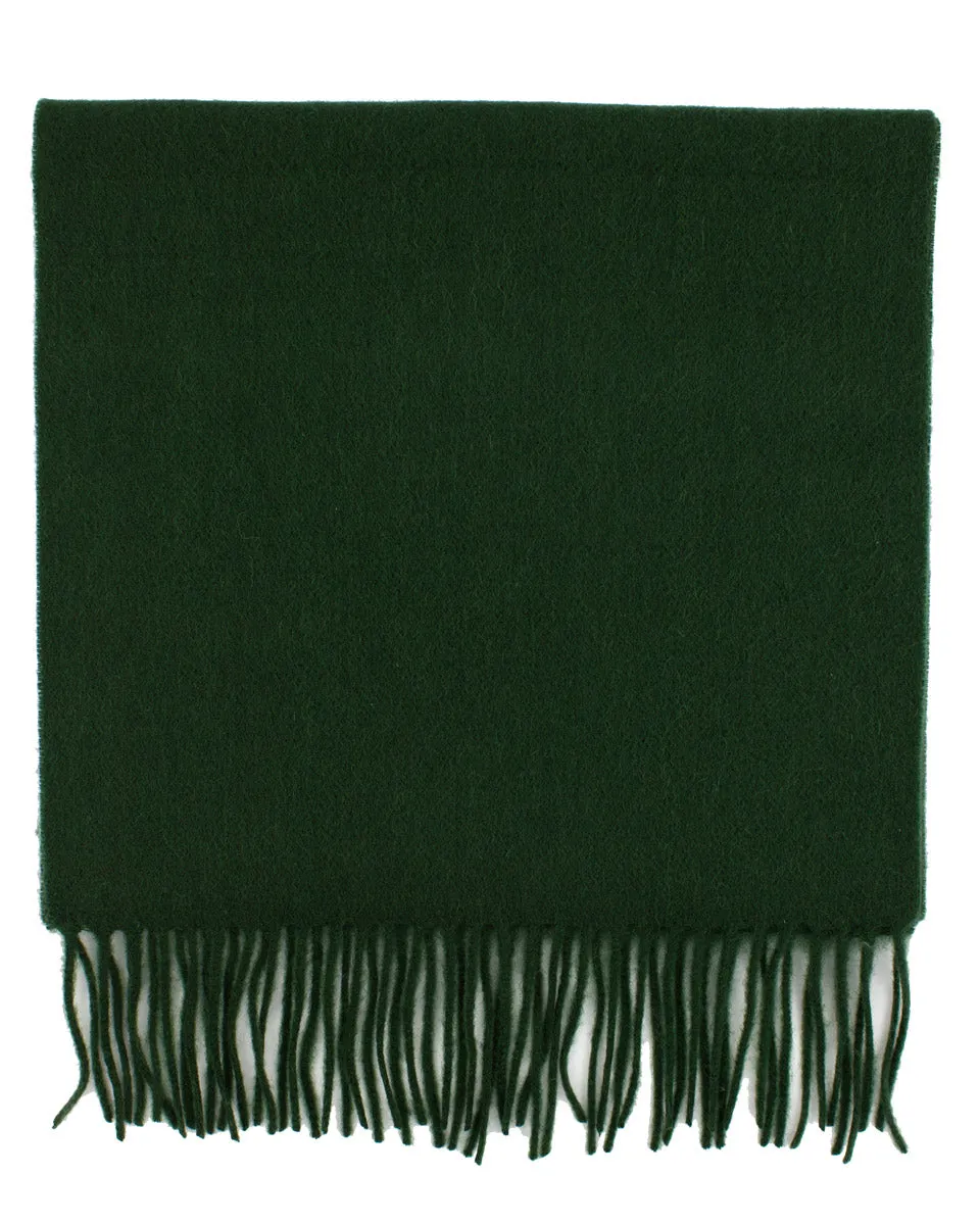 Green Wool Scarf