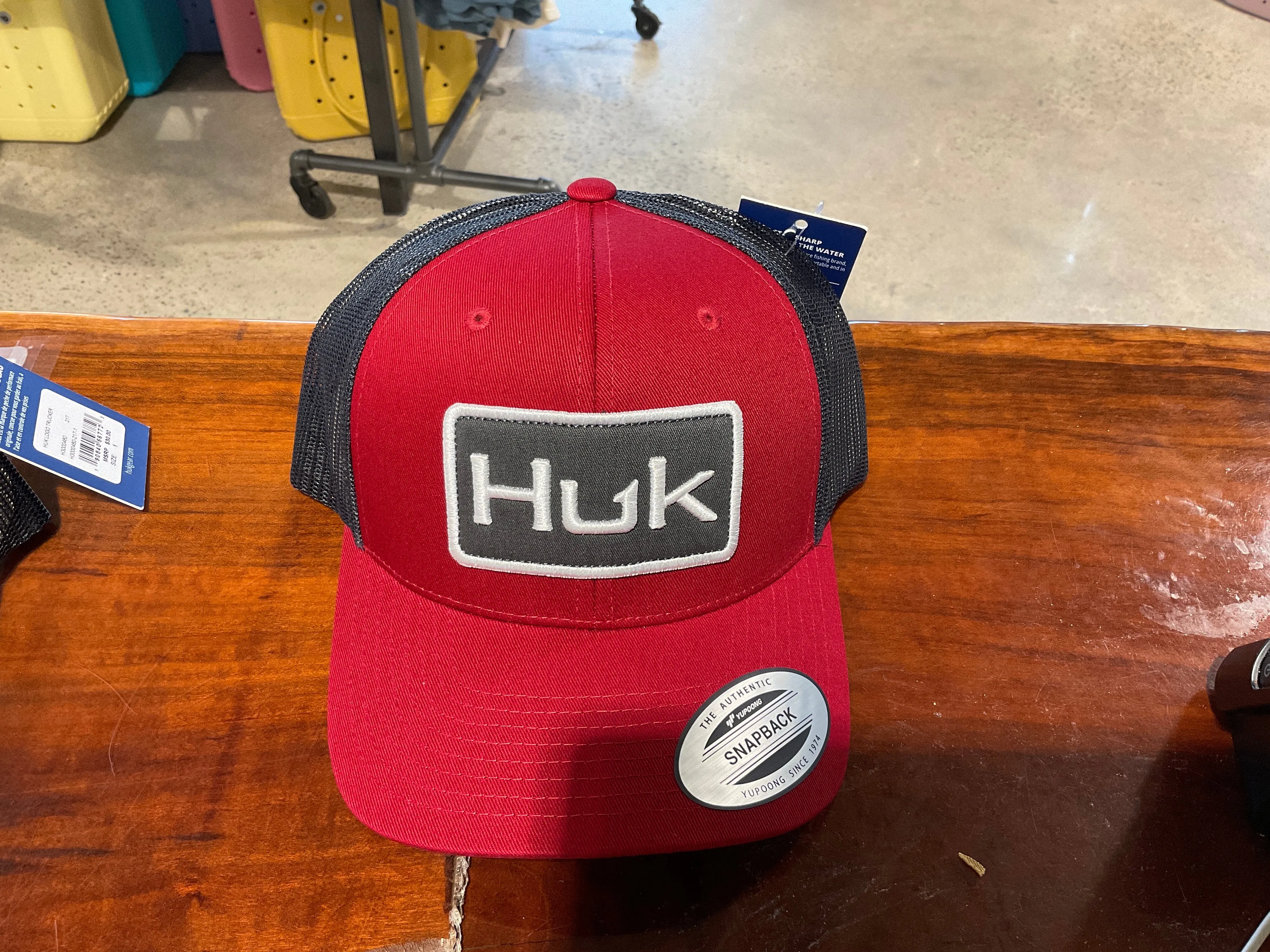 Huk Logo Trucker Hat