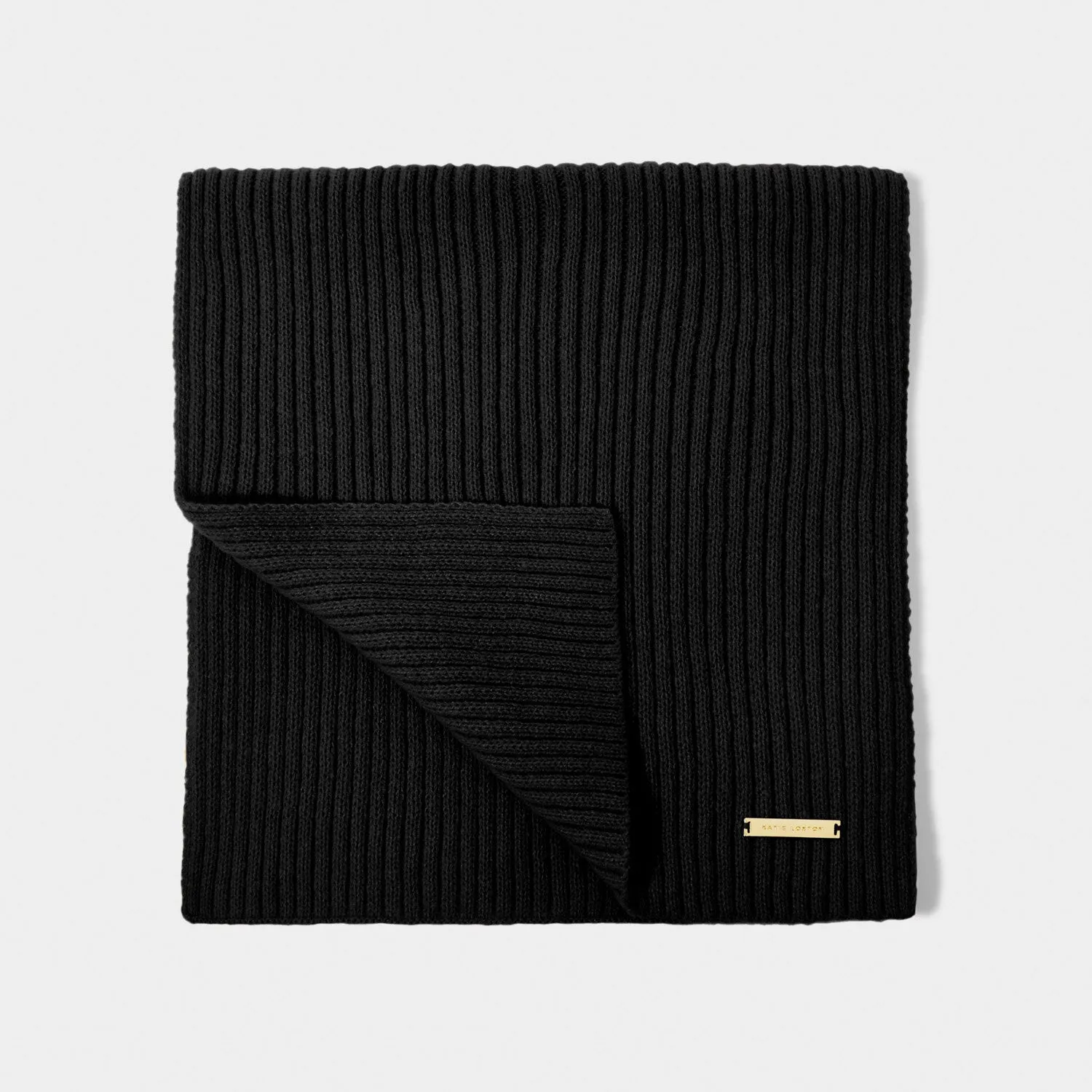 Katie Loxton 200cm Black Knitted Scarf