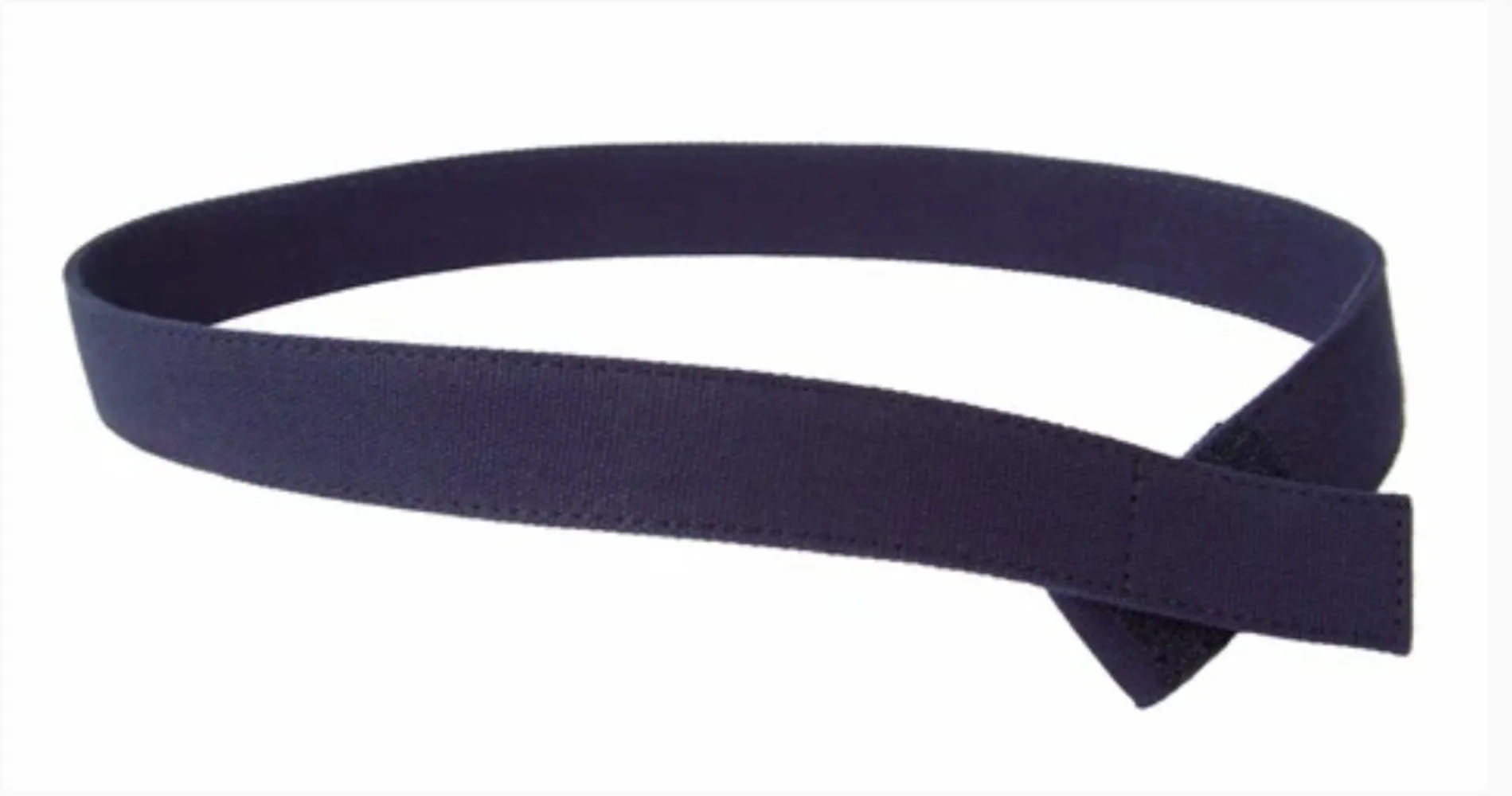 Kids Velcro Closure Solid Navy Canvas Myself Belt