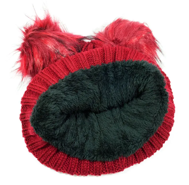 Ladies Pom Pom Winter Beanie Hats Wholesale