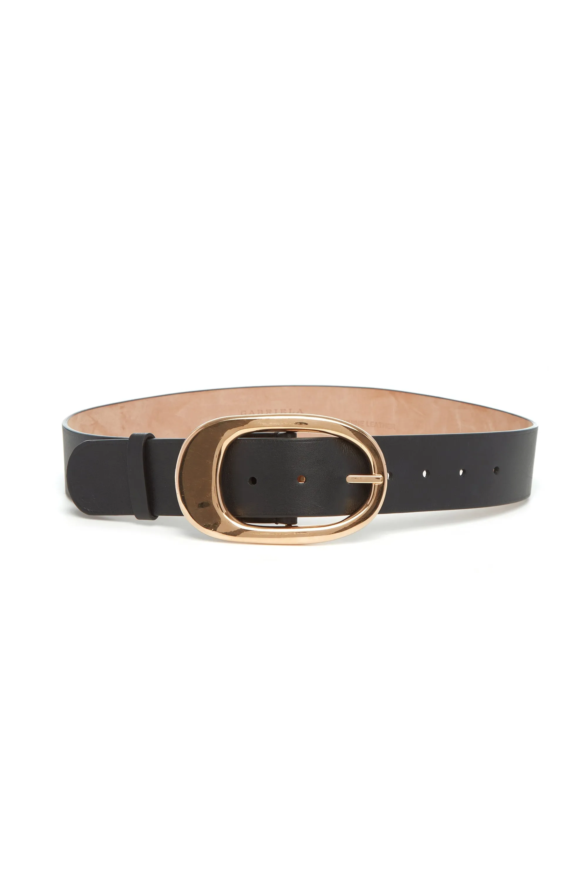 Lozewce Belt in Black Leather