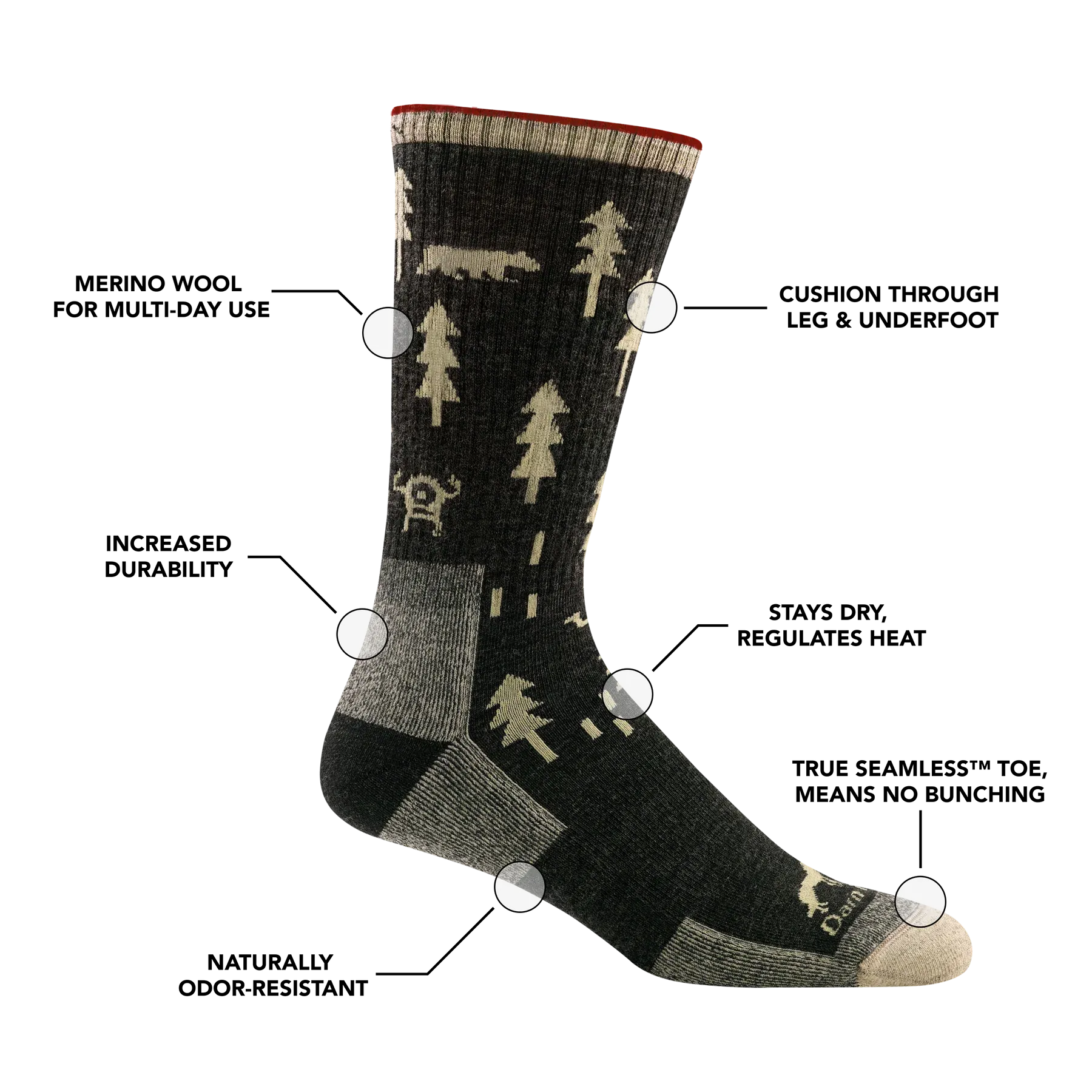 Men's ABC Boot Midweight Hiking Sock