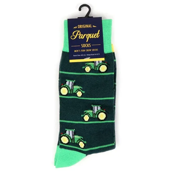 Men's John Deere Tractor Novelty Socks