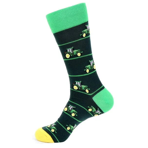 Men's John Deere Tractor Novelty Socks