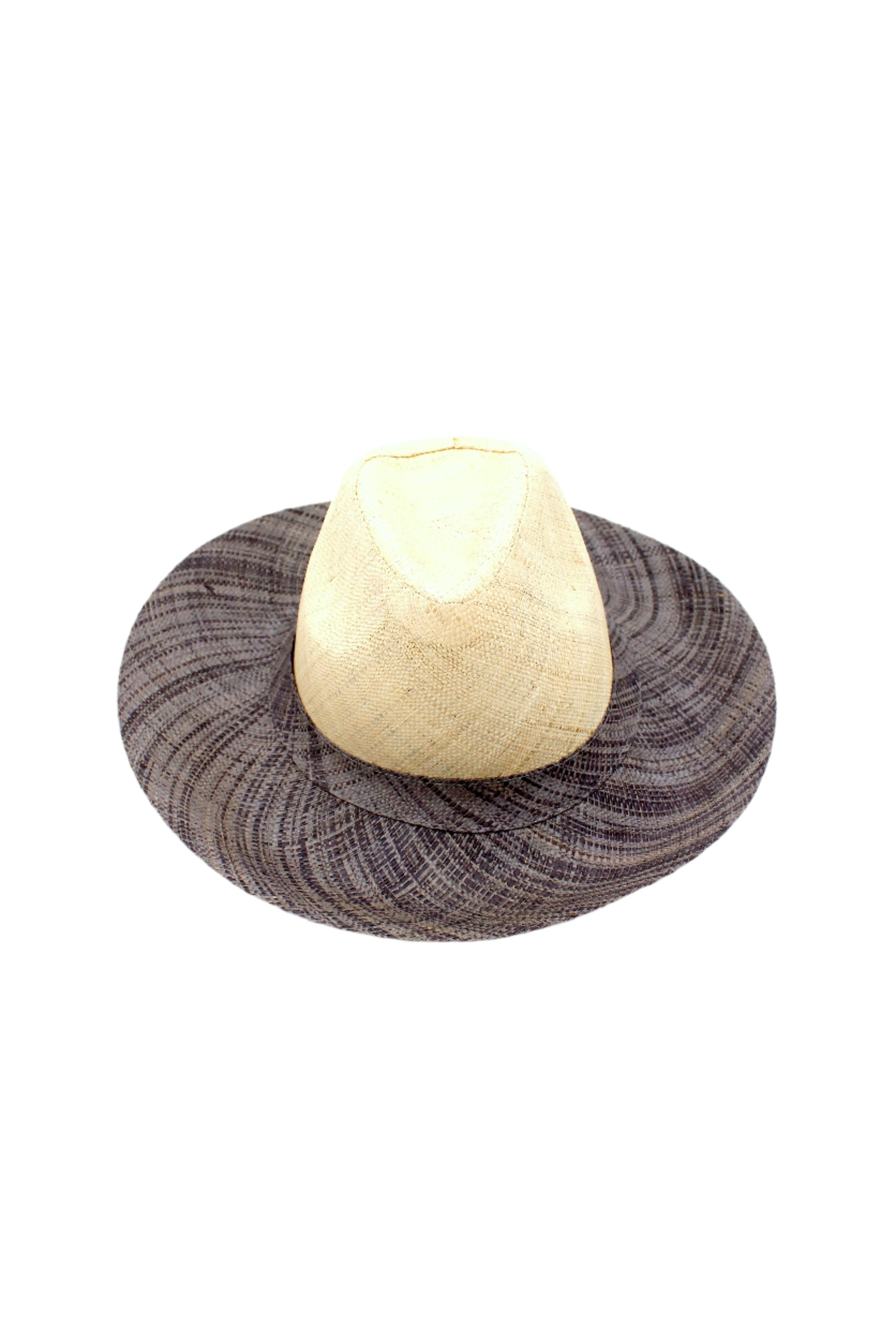 Panama Unisex Two Tone Straw Hats