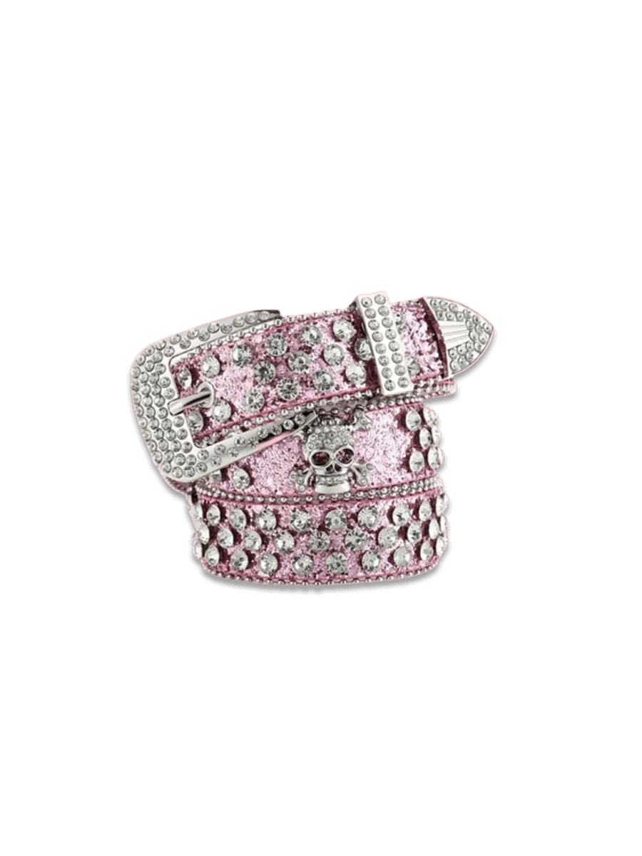 Pink Skull Belt