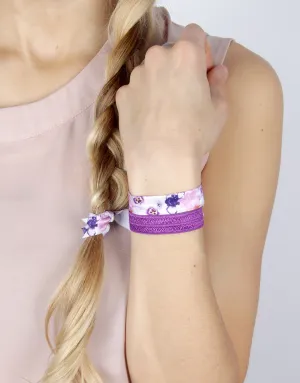 Purple Pansy - Classic Hair Ties