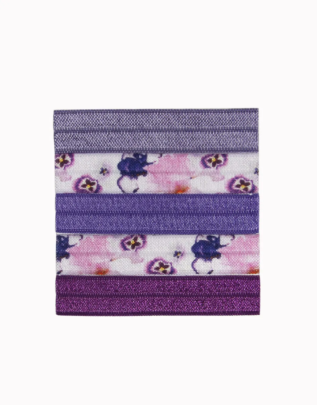 Purple Pansy - Classic Hair Ties