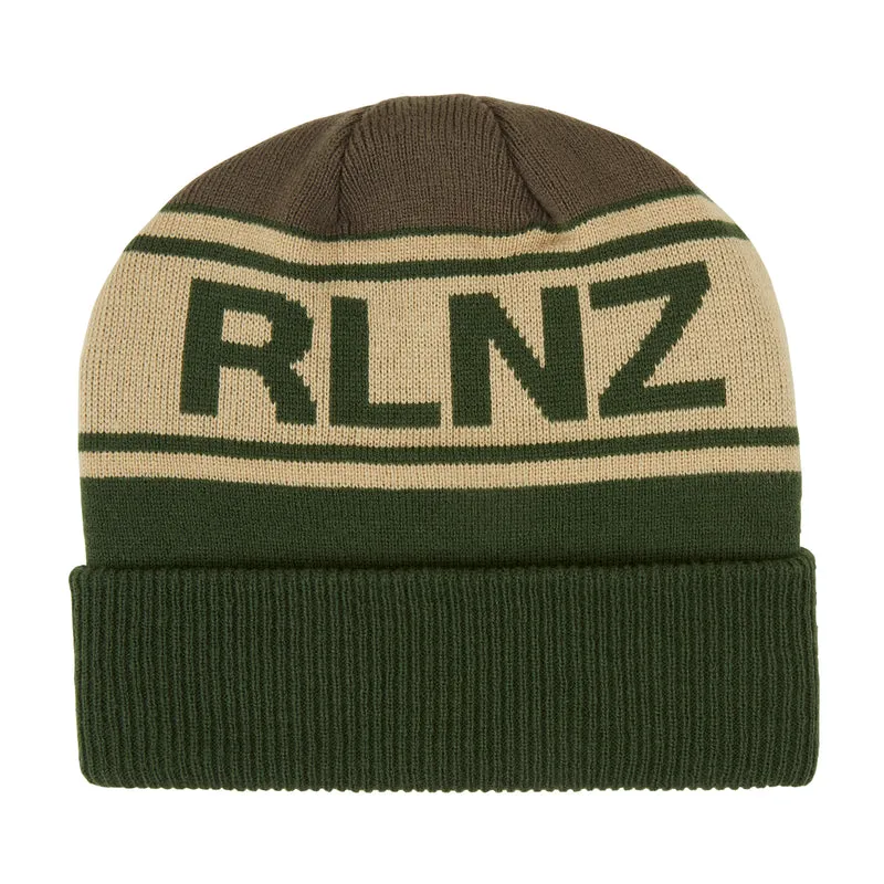 Ridgeline RLNZ Knitted Beanie Hat Olive Multi