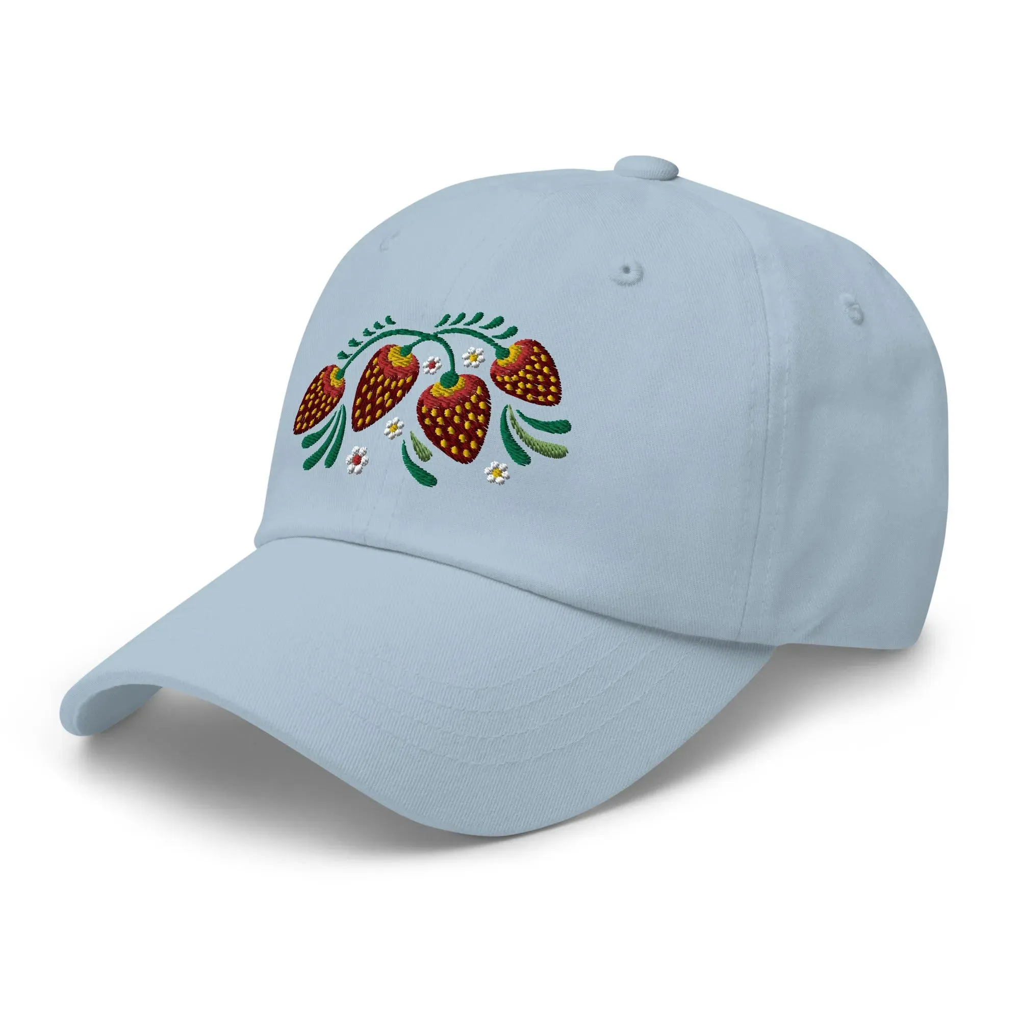 Russian Khokhloma Embroidered Dad Hat