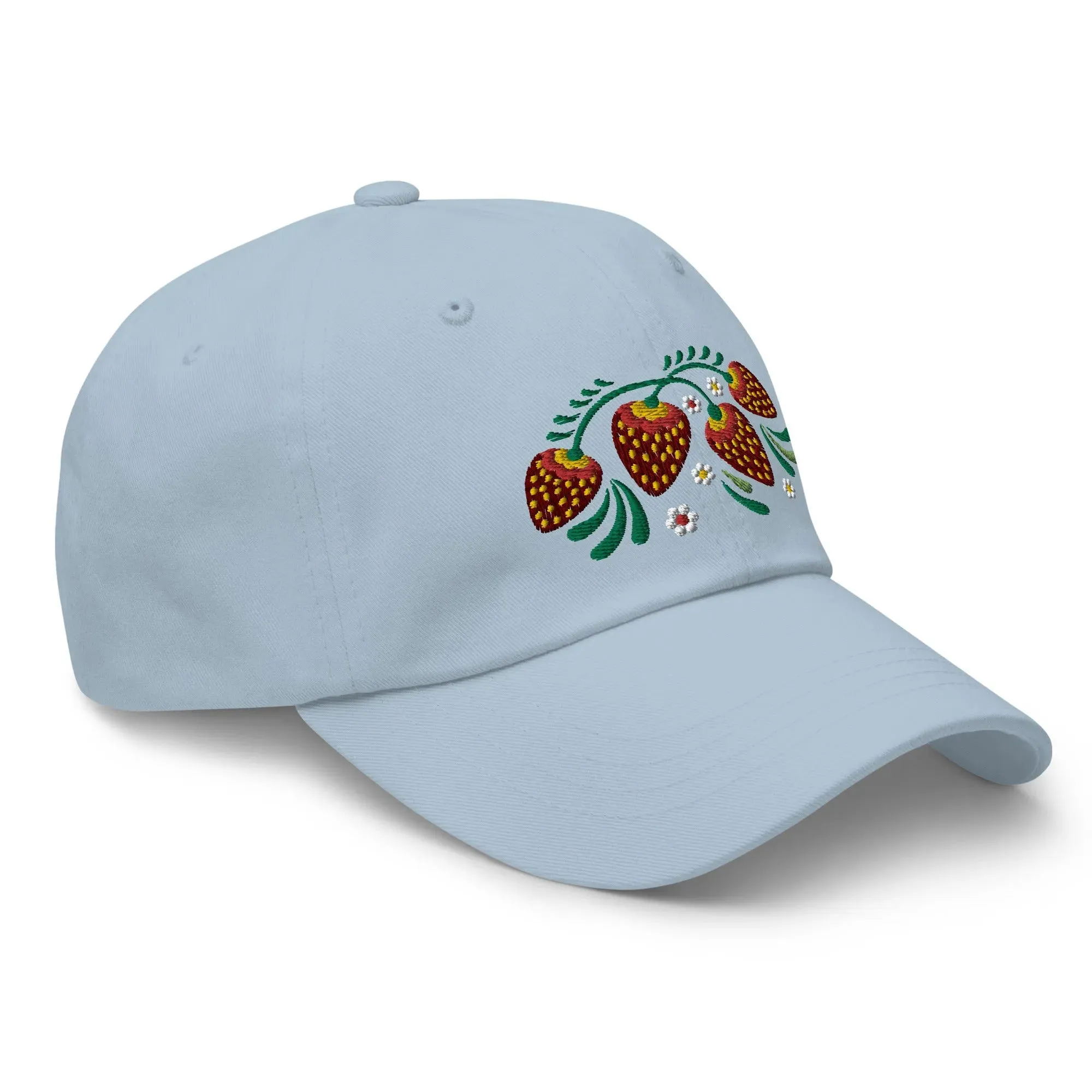 Russian Khokhloma Embroidered Dad Hat