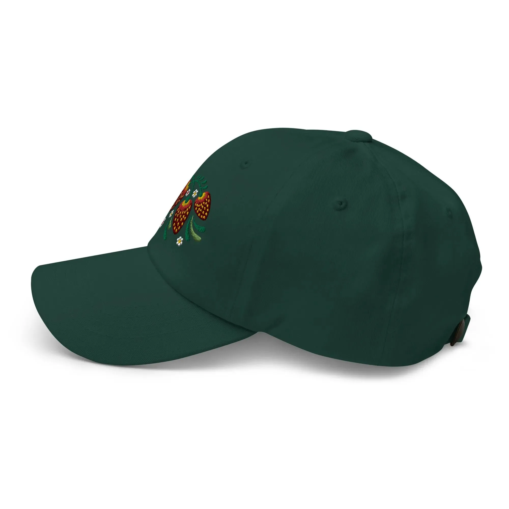 Russian Khokhloma Embroidered Dad Hat