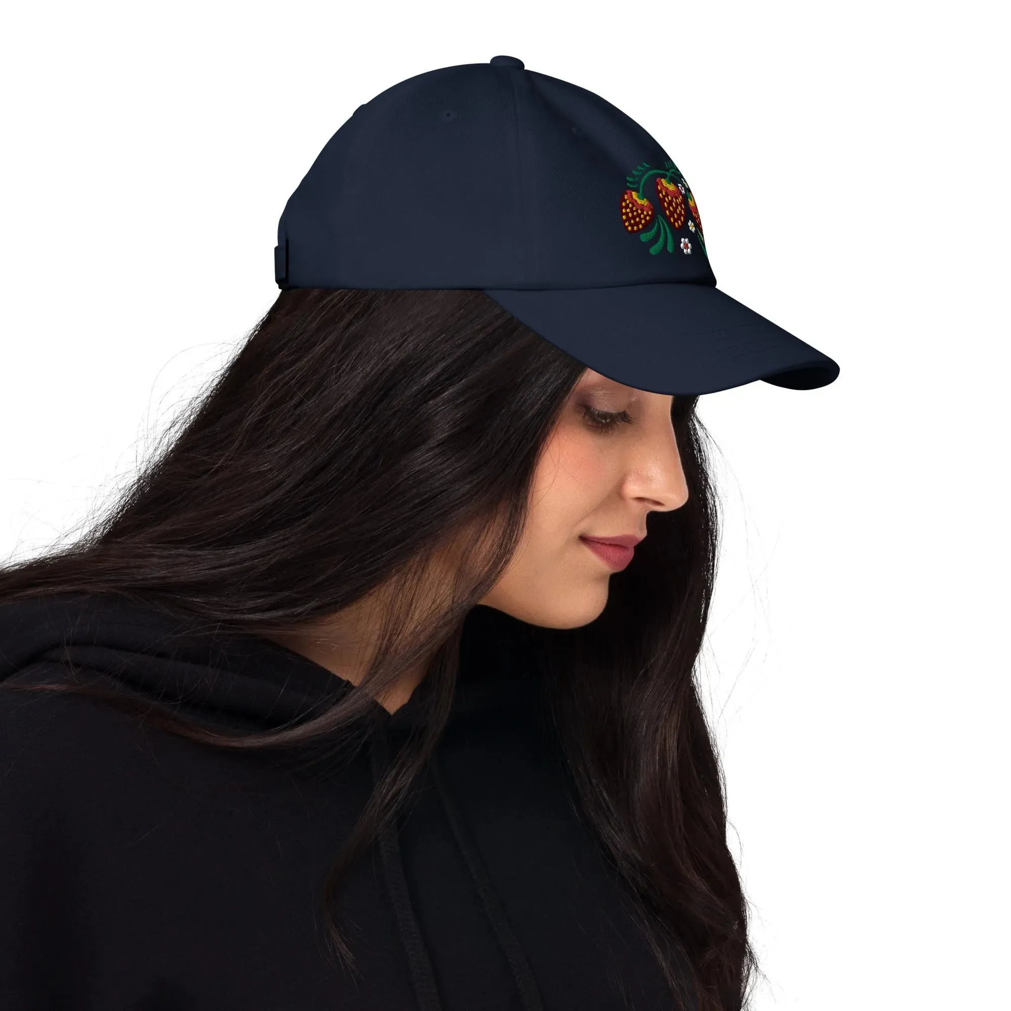 Russian Khokhloma Embroidered Dad Hat