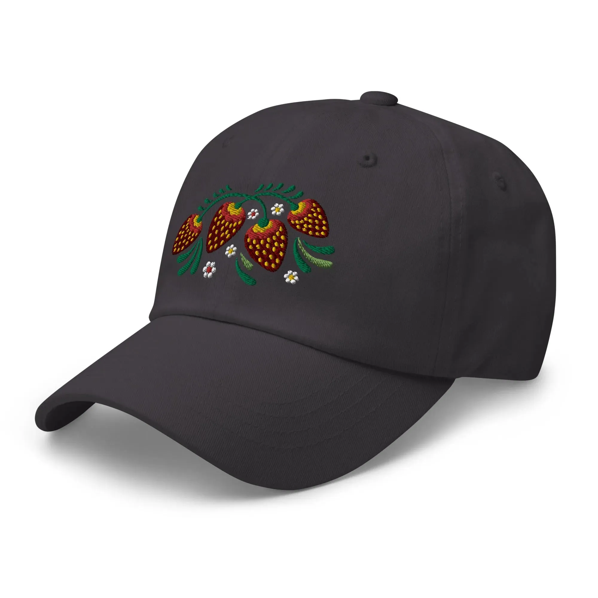 Russian Khokhloma Embroidered Dad Hat