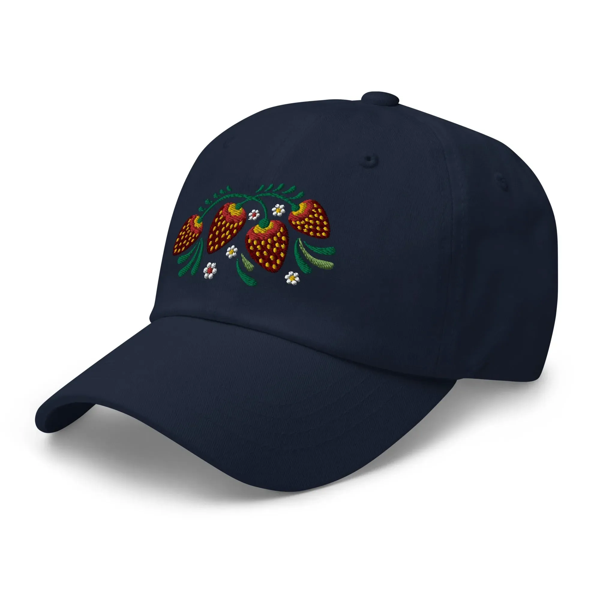 Russian Khokhloma Embroidered Dad Hat