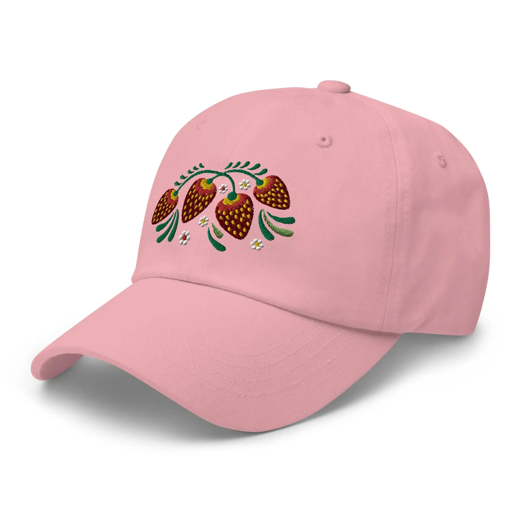 Russian Khokhloma Embroidered Dad Hat