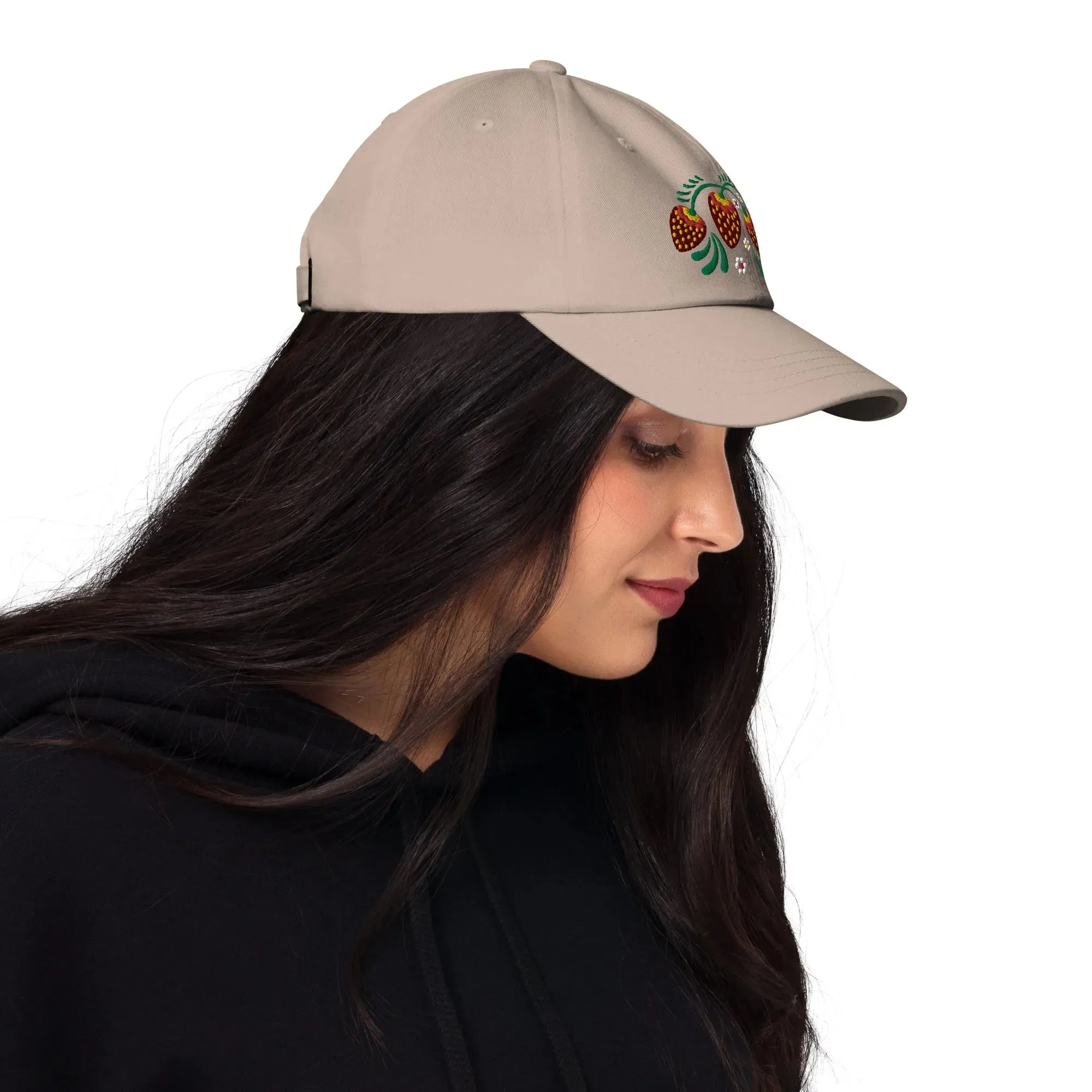 Russian Khokhloma Embroidered Dad Hat