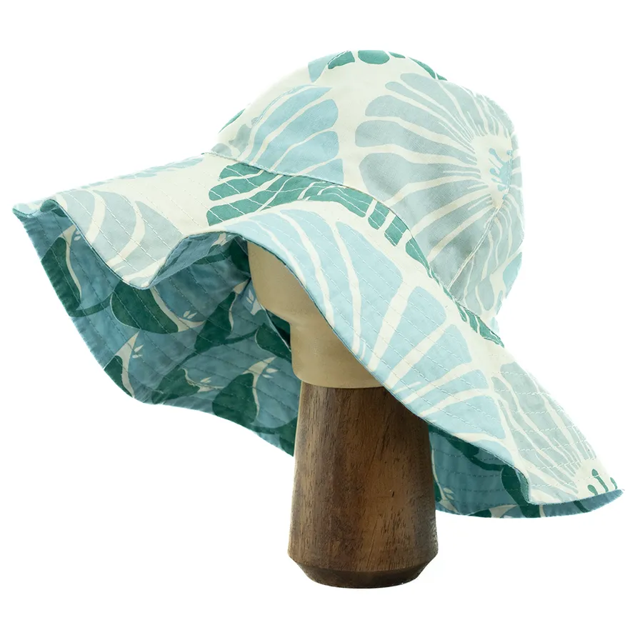 Scrappy Sun Hat -  Flowers Moss - 2 sizes