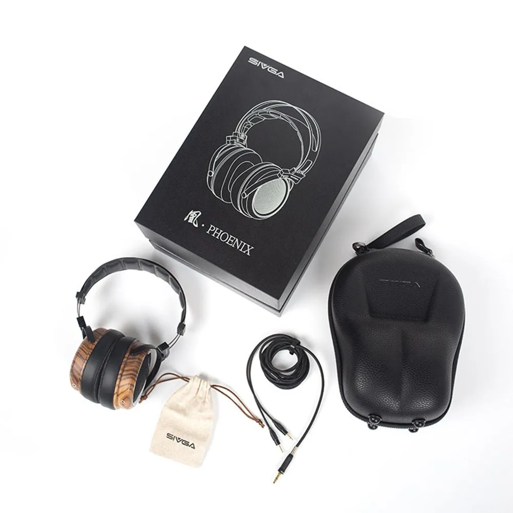 Sivga PHOENIX Over-Ear Open-Back Zebrawood Headphone