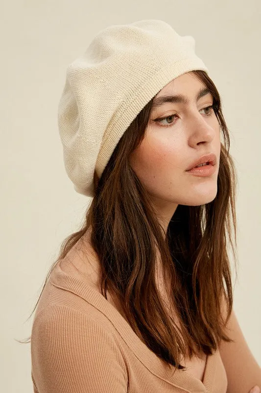 Slouchy Knit Beret