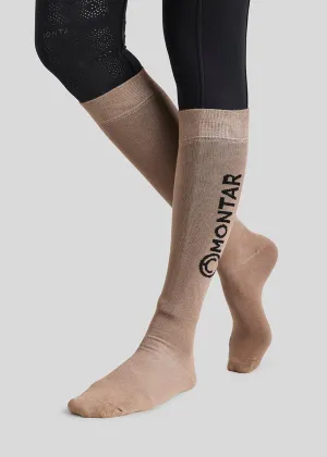 Socks With Logo - Latte