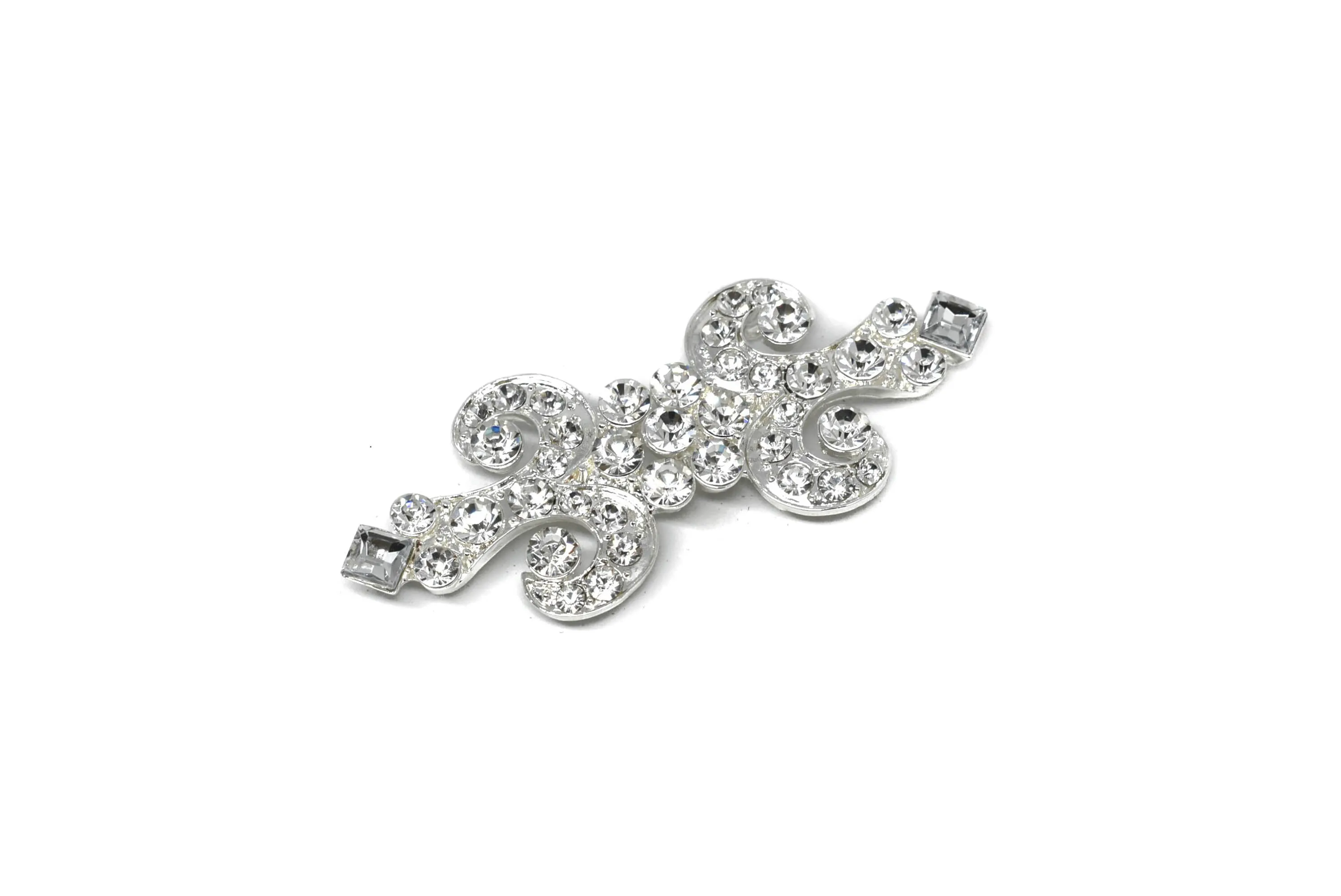 Stylish Rhinestone Connector- Rhinestone Clasp 4" 1.75"  - 1 Piece