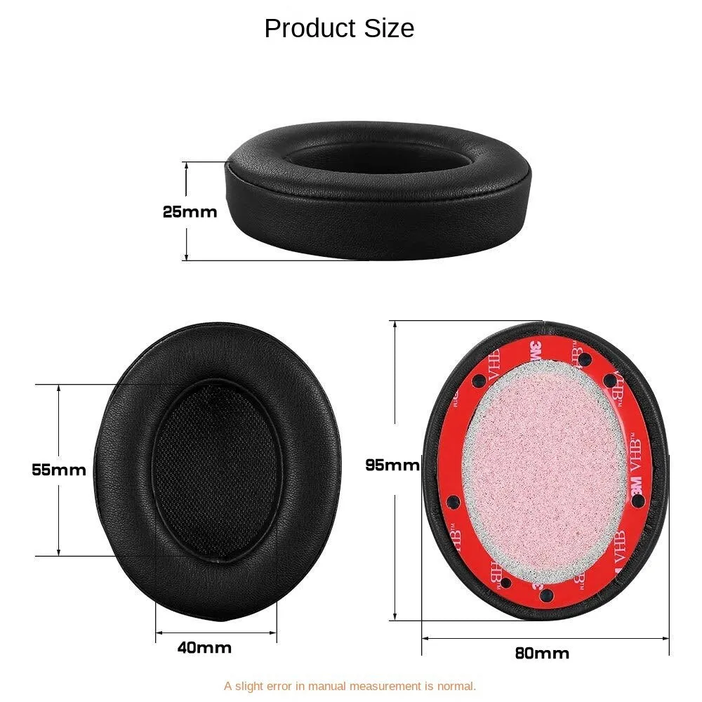 Suitable for Beats Studio2.0 Earphone Sleeves Ear Pads Ear Muffs Studio3.0 Earphone Sleeves Ear Pads Foam Cover