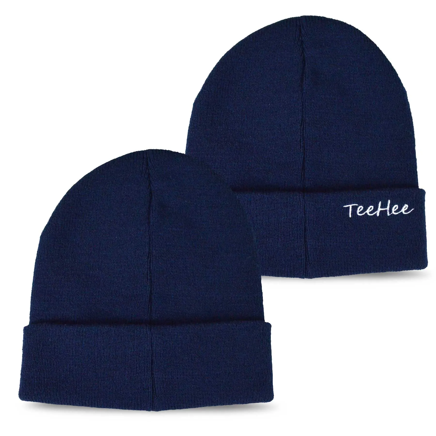 TeeHee Socks Unisex Warmer Acrylic Beanie Basic Dark 3-Pack (30001)