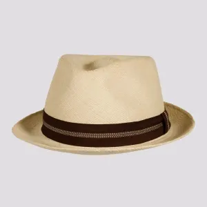 Trinidad | Mens Genuine Panama Stingy Brim Fedora Hat