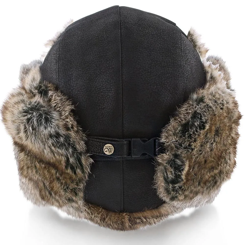 Walrus Hats Faux Fur Brown Trapper Hat