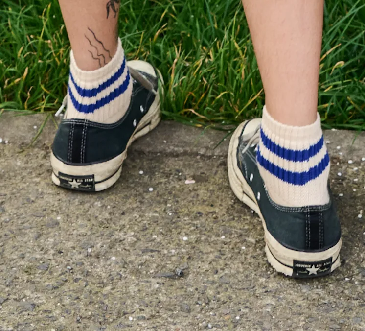 Women Ankle Socks Yellow / Orange