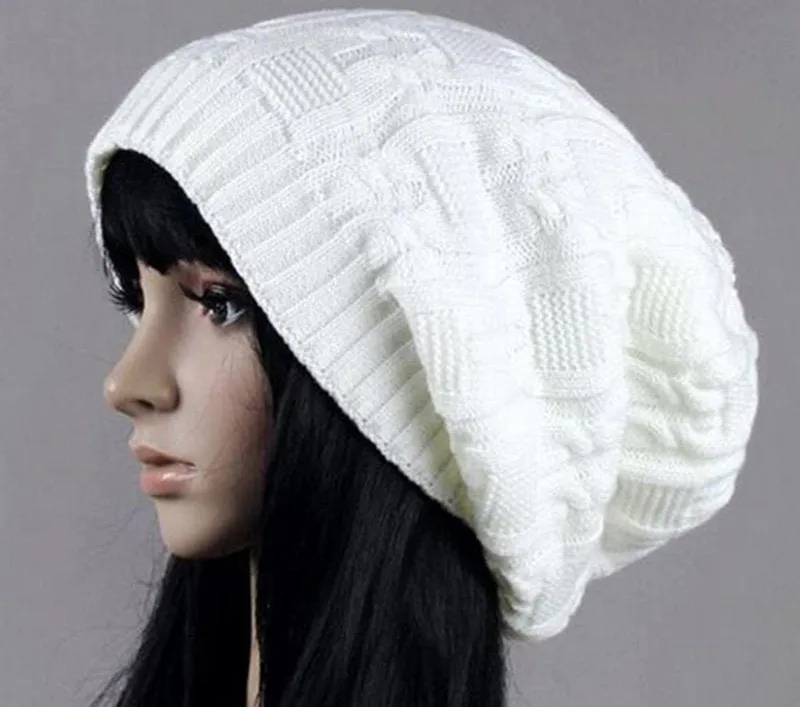 Womens Slouchy Beanie - Oversized Beanie - Baggy Beanie - Knit Loose Beanie - Beanie for Women