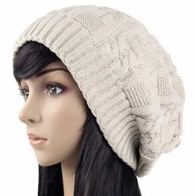 Womens Slouchy Beanie - Oversized Beanie - Baggy Beanie - Knit Loose Beanie - Beanie for Women